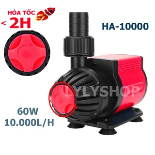 [CÓ VIDEO] Máy bơm nước Gecai HA 10000 ( 60W - 10000L/H) lõi trục gốm, 9 nấc chỉnh nước hồ bể cá,tiểu cảnh, hòn non bộ