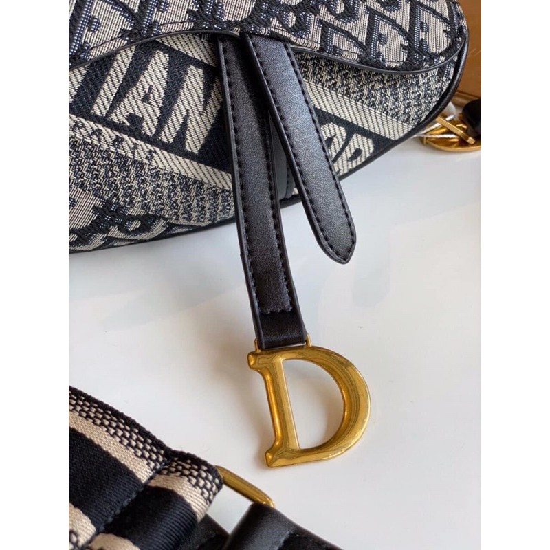 Túi D.i.o.r Yên Ngựa Thổ Cẩm Size 22 | BigBuy360 - bigbuy360.vn