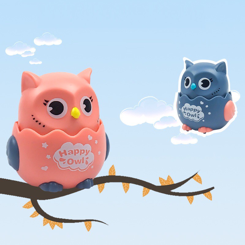 Đồ Chơi Chim Cú Chạy Xoay 360 Độ Happy Owl Vui Nhộn