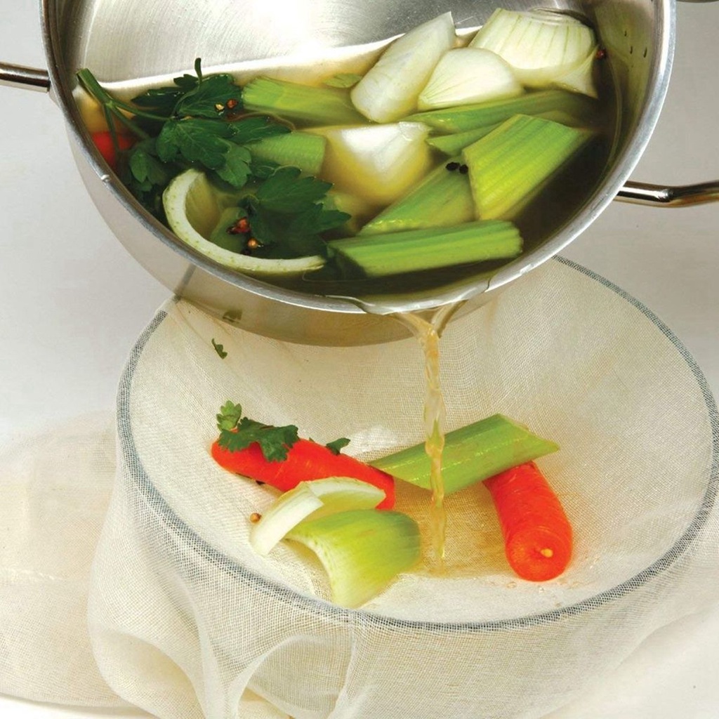 Túi Lọc Sữa Đậu Nành Bằng Vải Cotton Tự Nhiên Đa Năng Chống Vi Khuẩn Thoáng Khí Có Thể Tái Sử Dụng