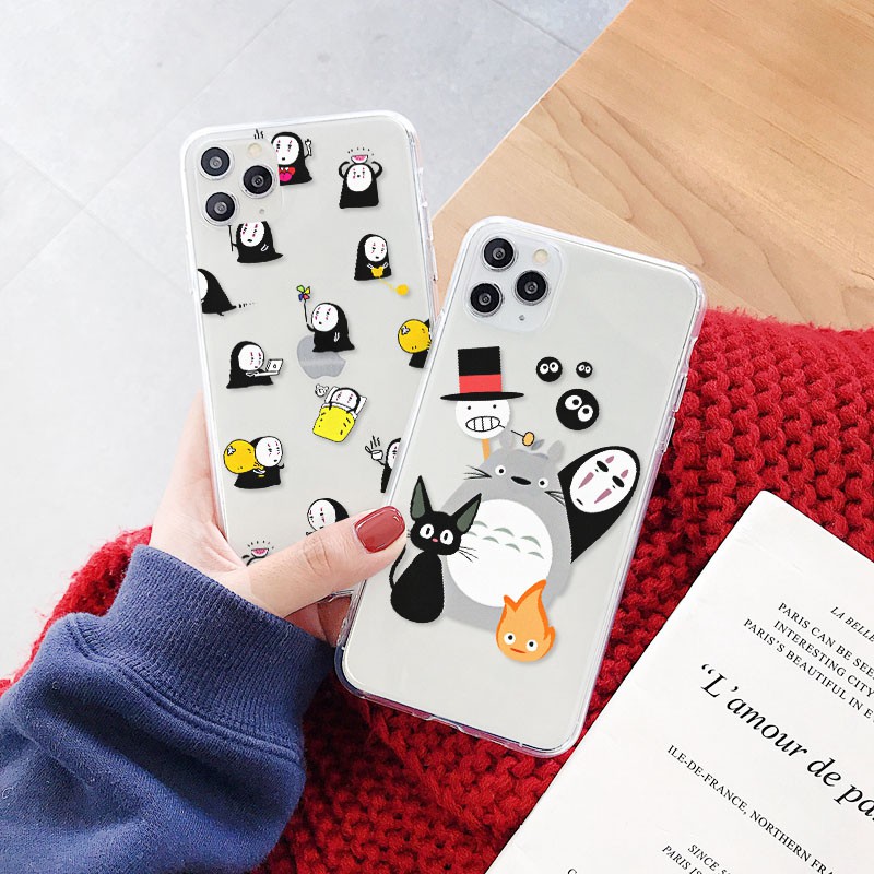 Ốp lưng iphone Ghibli Anime viền trong chống ố 5/5s/6/6plus/6s/6splus/7/7plus/8/8plus/x/xr/xs/11/12/pro/max/plus/promax