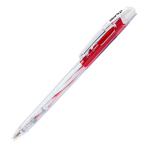 Bút bi Thiên Long FO-039  ngòi 0.5mm mực xanh/đỏ/đen thiết kế đầu bấm, mực đạt tiêu chuẩn quốc tế