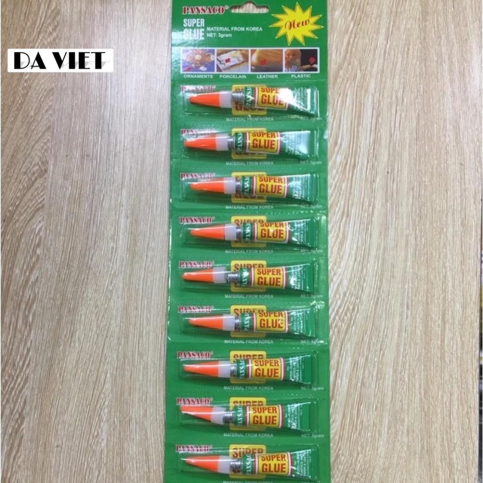 Keo dán siêu dính SUPER GLUE chính hãng 100% PANSACO thuận tiện xử lý giày dép hư hỏng siêu nhanh