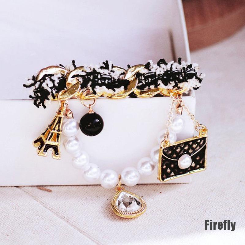 1 Trâm Cài Áo Đính Ngọc Trai Sang Trọng