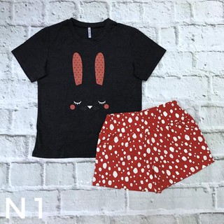 SET ĐỒ BỘ NỮ ĐÙI THUN COTTON