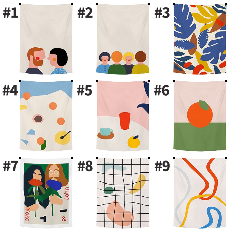 Thảm treo tường họa tiết độc đáo dùng trang trí | BigBuy360 - bigbuy360.vn