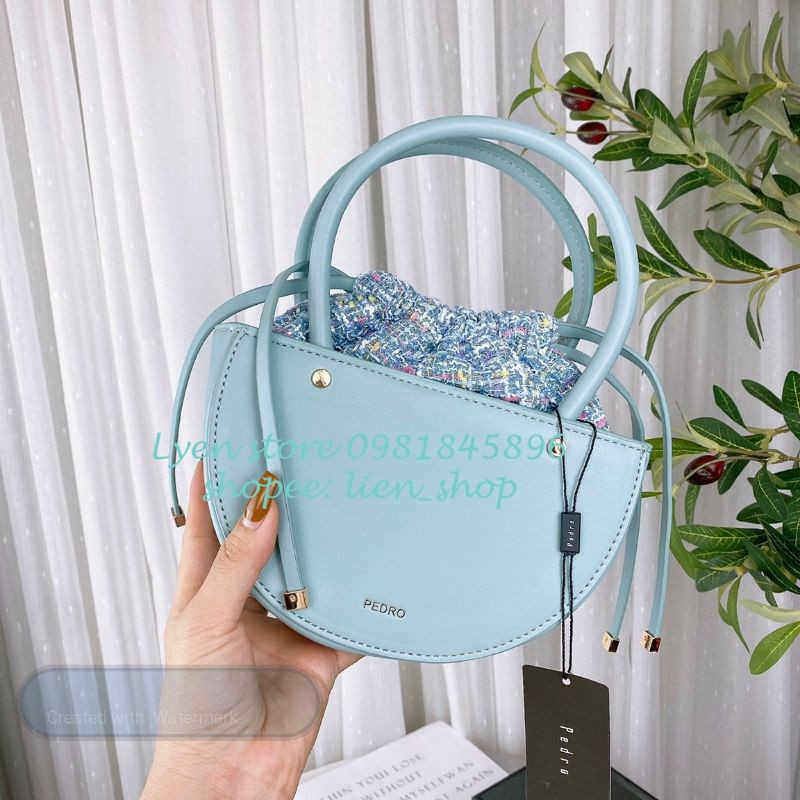 Túi Pedr tròn dây rút siêu xinh xuất xịn