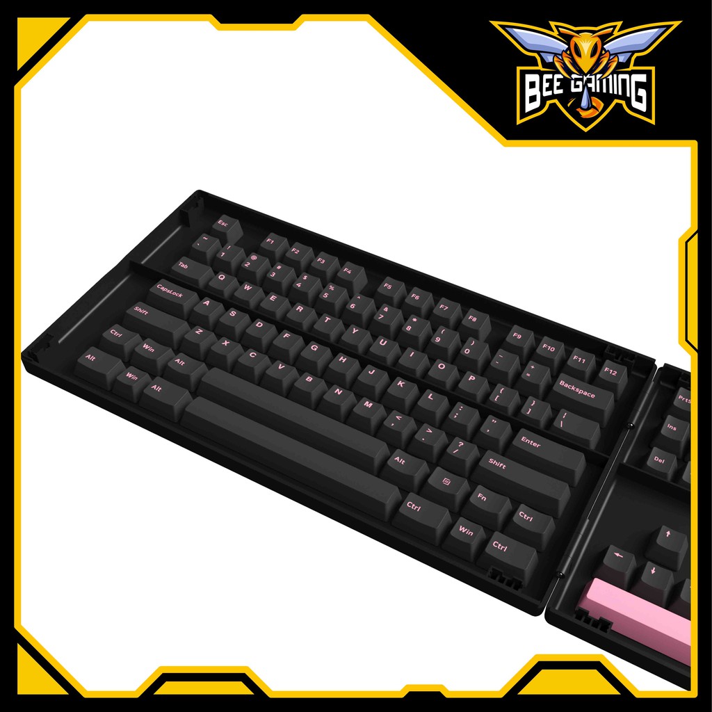 [Mã SKAMSALE03 giảm 10% đơn 200k] Bộ keycap AKKO Black Pink ( Chất liệu PBT Double Shot, Cherry Profile, 229 nút )