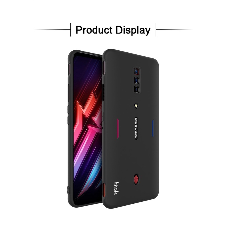 Ốp điện thoại IMAK mềm siêu mỏng có vòng khuyên cao cấp cho Zte Nubia Red Magic 6 Pro / Magic6