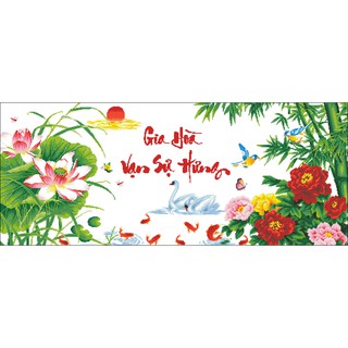 Tranh Thêu Chữ Thập Gia Hoà Vạn Sự Hưng 7