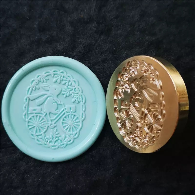 Set 2 (Xanh Dương) - 1 Miếng Dán Đóng Dấu Sáp Đồng Xu (Có Sẵn Cho Con Dấu)/ Đám Cưới Quà Lưu Niệm / Thư Pháp / Cản Trở / Lời Nói / Bản Ghi Chú / Cản Trở