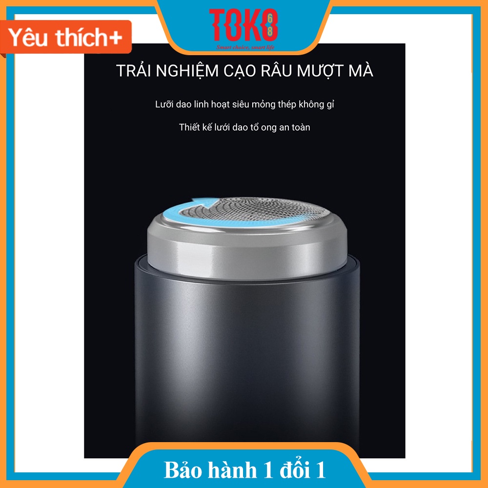 Máy cạo râu mini công nghệ Nhật Bản cổng sạc type C - Máy cạo râu cầm tay nhỏ gọn bỏ túi du lịch tiện lợi