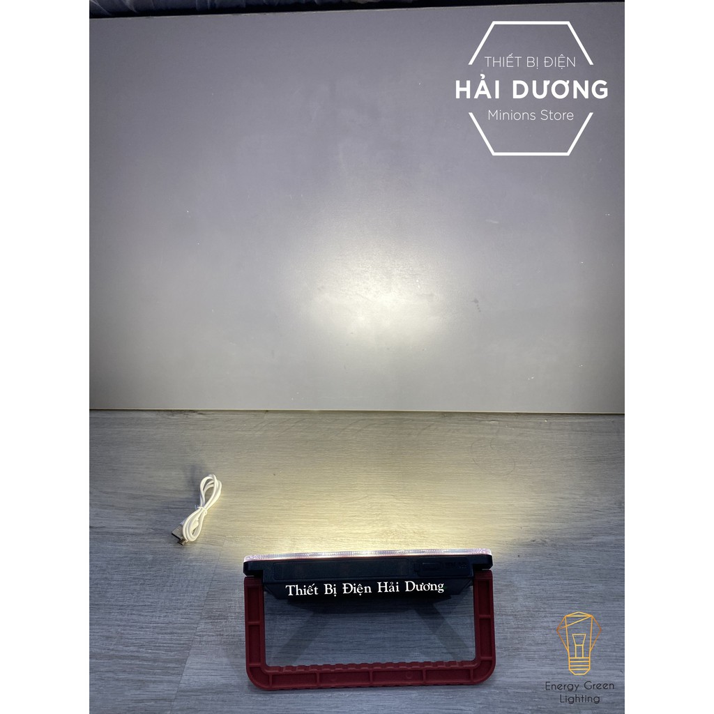 Pha Led Gz010 Siêu Sáng Pin Sạc Tích Điện Nhỏ Gọn Khi Dã Ngoại - 5 Chế Độ Sáng - Dung Lượng Pin Lớn - Có Video