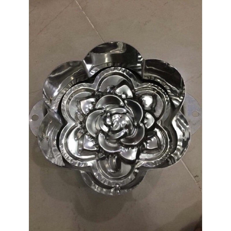 KHUÔN XÔI INOX HÌNH HOA