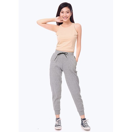 Quần Jogger nữ thun gân