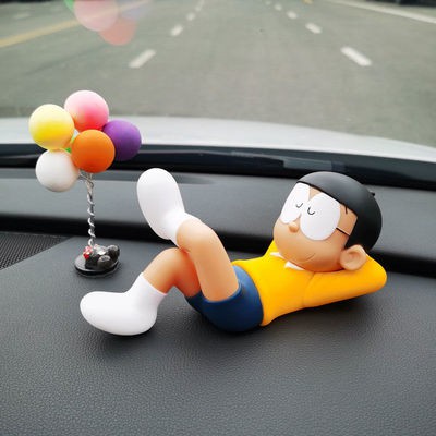 Mô hình Nobita nằm ngủ siêu to khổng lồ dài 19cm trang trí ô tô để bàn