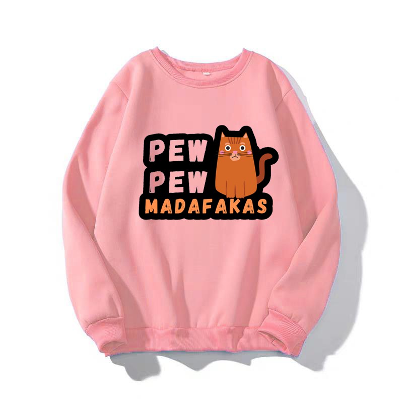 ÁO SWEATER UNISEX IN PEW PEW 2 (NHIỀU MÀU)