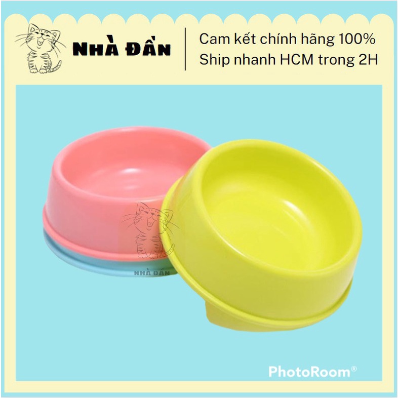 Chén ăn nhựa đơn chó mèo