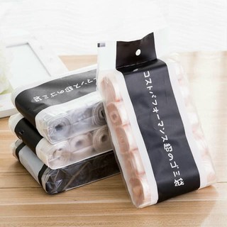 Bộ 5 cuộn 100 bọc đựng rác Parker dùng 1 lần cho gia đình túi đựng rác thải xe hơi và nhà bếp Chammart