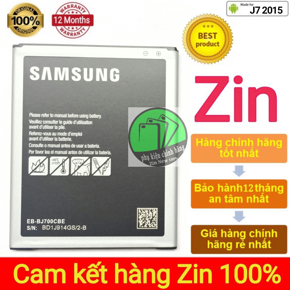 Pin Điện Thoại SAMSUNG J7 (2015)- (J700CBE), J7 Duo, J4 2018, On 7 (G6000) dung lượng 3000mAh Hỗ Trợ khách hàng 24/24/7