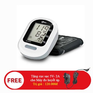 Máy đo huyết áp URight TD-3124 + Tặng cục sạc 5V- 2A cho Máy đo huyết áp
