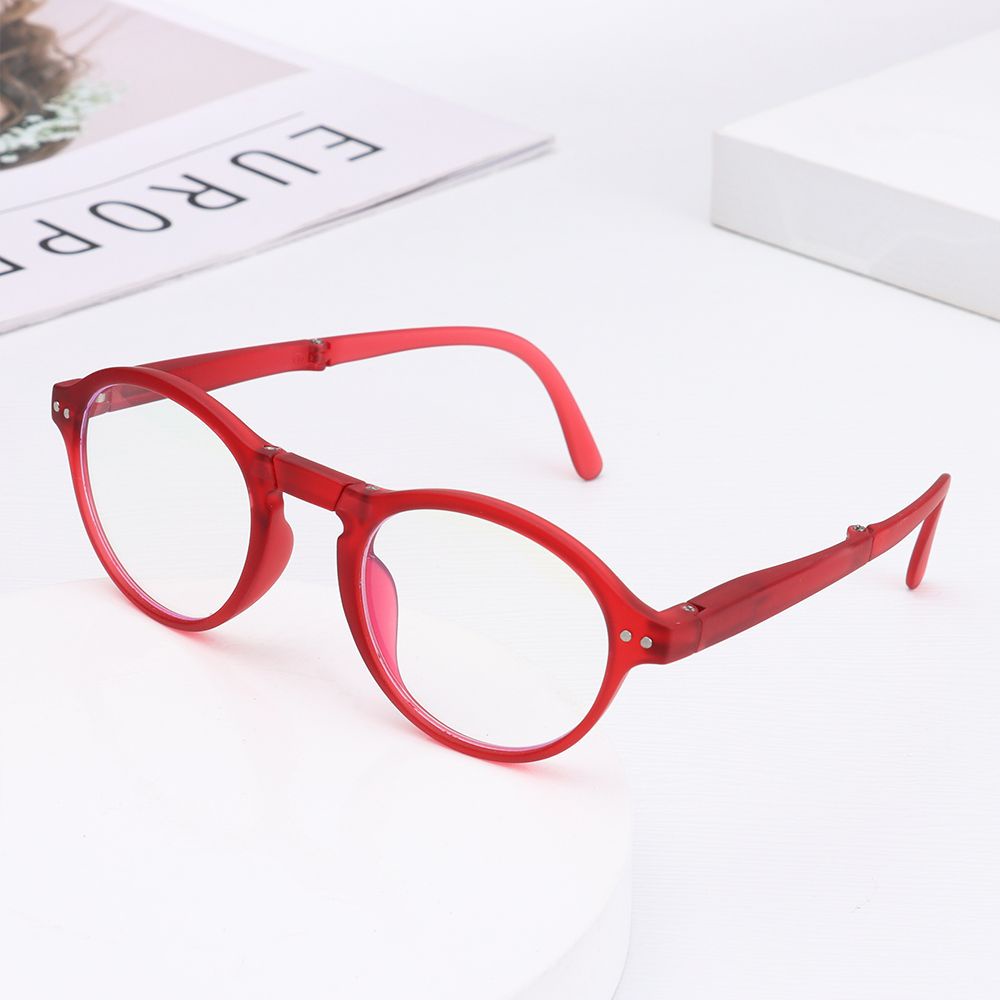 Kính đọc sách chống ánh sáng xanh có thể gấp gọn phong cách cổ điển thời trang cho nam và nữ