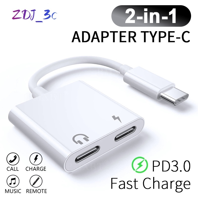 Đầu Chuyển Đổi Cáp Sạc USB-C/ Âm Thanh AUX Cho Samsung Galaxy S20 S10 S9 Huawei P40