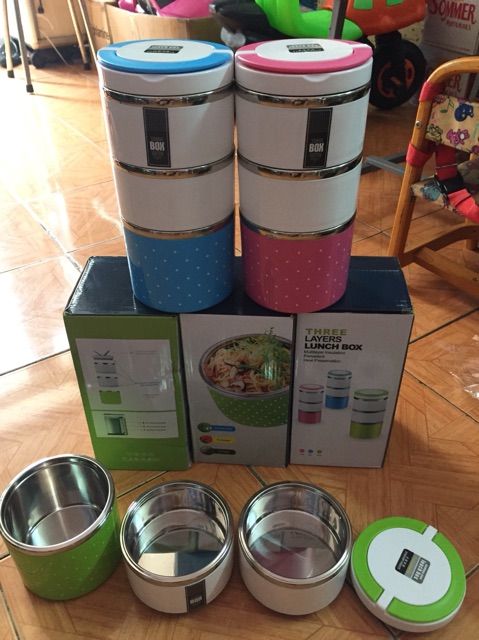 Hộp cơm 3 tầng giữ nhiệt | BigBuy360 - bigbuy360.vn