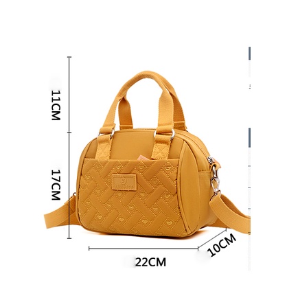 Túi Đeo Vai Bằng Vải Nylon Thêu Họa Tiết Phong Cách Mới Đa Chức Năng Cho Nữ