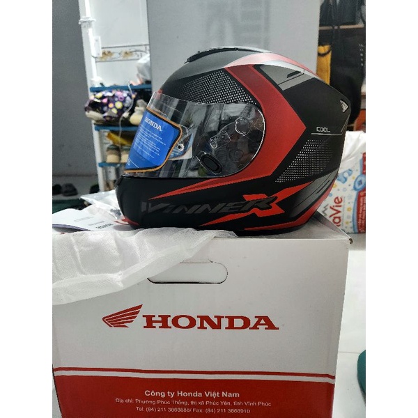 Mũ bảo hiểm cả đầu Winner X honda chính hãng