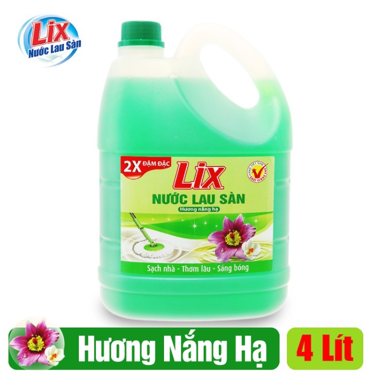 Nước lau sàn Lix Hương Nắng Hạ 3.6 lít