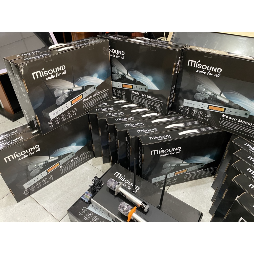 Micro không dây Mísound M550I hàng nhập khảu chính hãng.