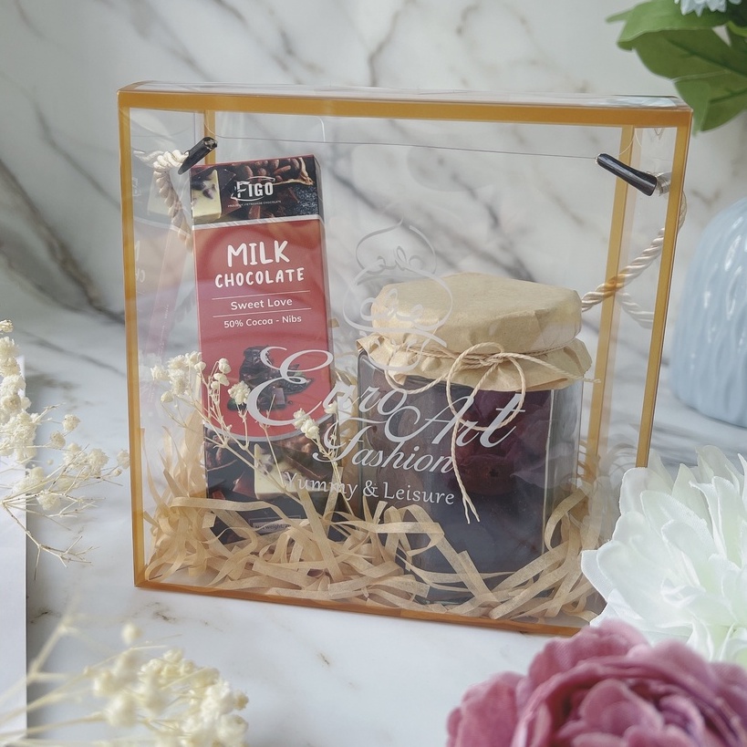 Hộp Quà Tặng Socola Tặng Người Yêu Gồm 2 Loại Socola, Quà Tặng Valentine,8/3, 20/10 Ý Nghĩa - Quà Tặng Trang Trần