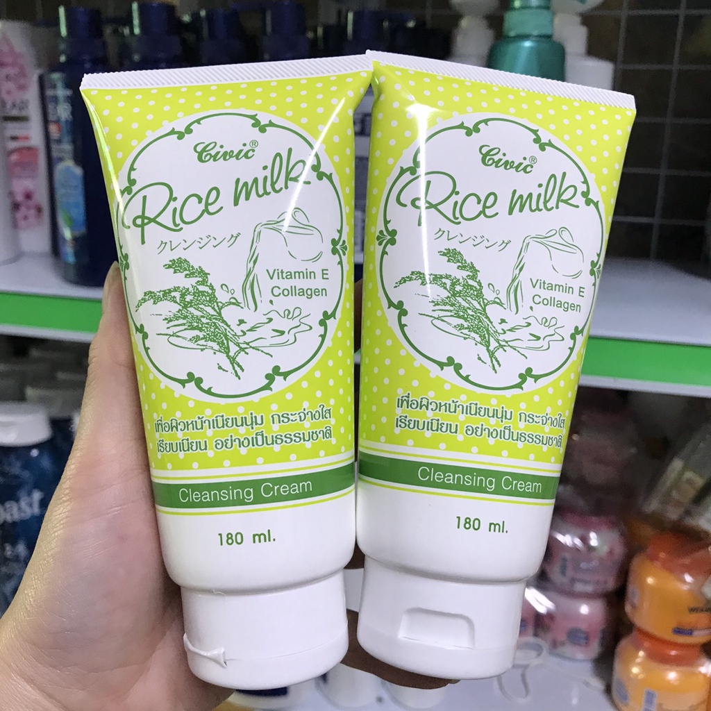 Sửa rửa mặt gạo Civic Rice milk 180ml