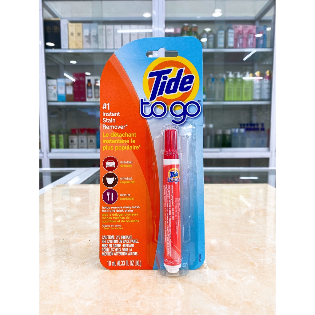 Bút tẩy vết bẩn quần áo Tide To Go 10ml Made In Usa