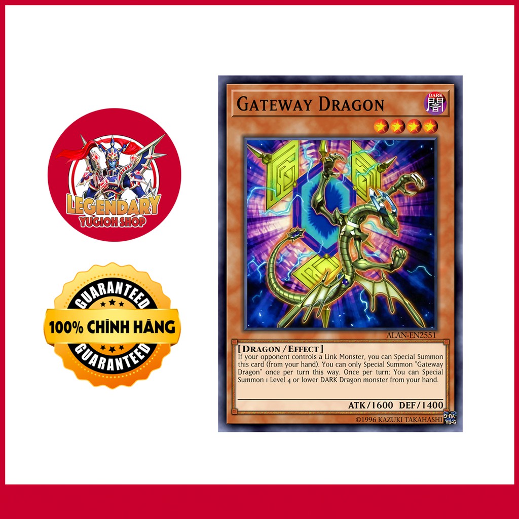 EN]Thẻ Bài Yugioh Chính Hãng] Gateway Dragon