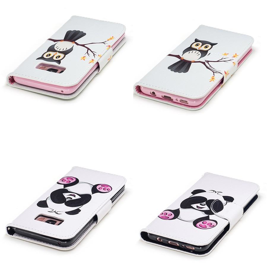 Bao da điện thoại kiêm ví đựng thẻ in đa họa tiết dành cho Samsung Galaxy S8 Plus | BigBuy360 - bigbuy360.vn