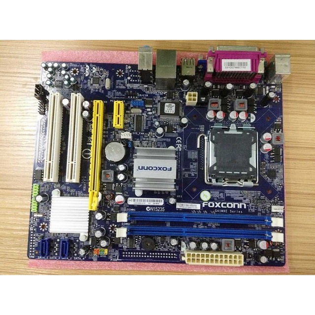 Main Foxconn G31,G41,H61 Dùng Cho PC- Mainboard Test Chạy Tốt Full Chức Năng