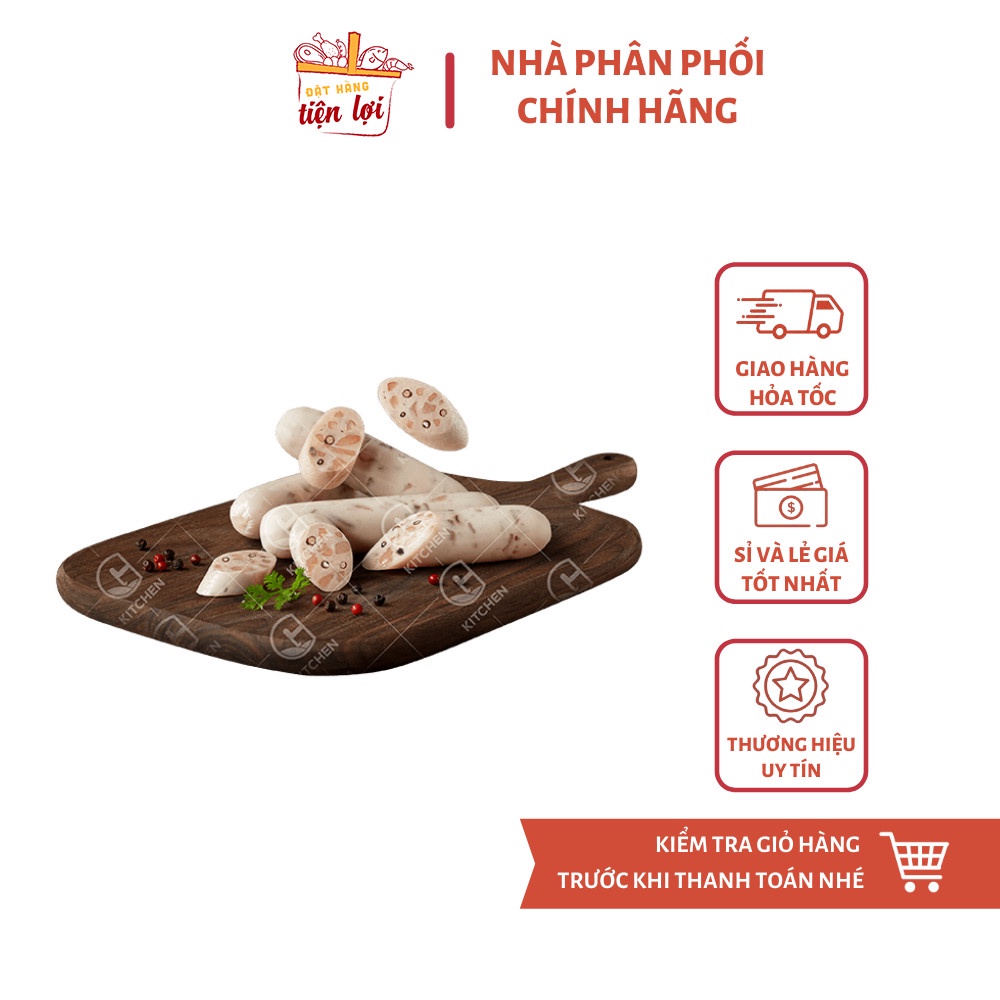 Chả lụa bì que/ bì ớt xiêm xanh G Kitchen cây 50g