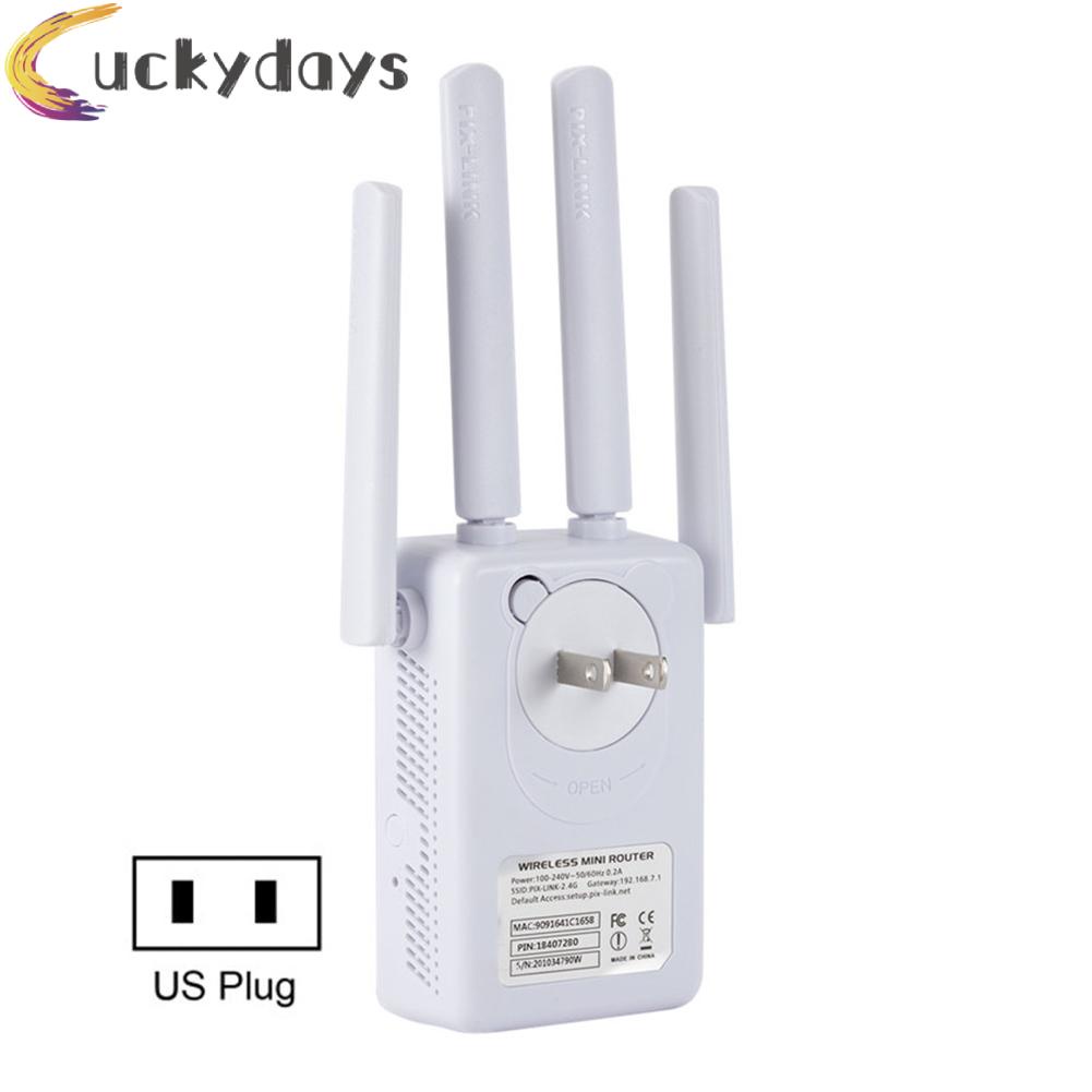 LUCKYDAYS WR09Q 300Mbps WiFi Range Extender 2.4G Wi-Fi Signal Booster for Home Office | BigBuy360 - bigbuy360.vn