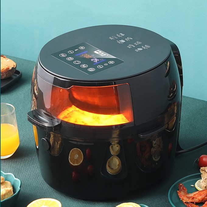 [BẢO HÀNH 12 THÁNG] Nồi chiên không dầu MKMAOKE - Dung tích 8L thế hệ mới 2021, nồi chiên điện tử chất lượng cao