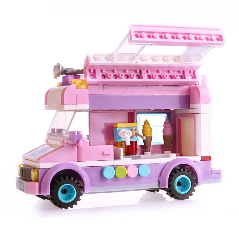 Đồ Chơi Bé Gái Bé Trai Xe bán kem Mã 1112 LegoStyle