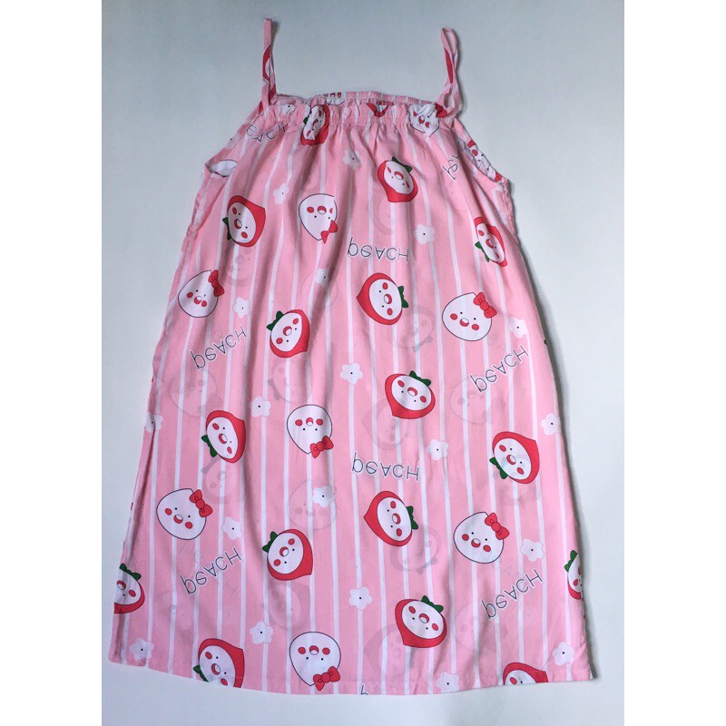 Đầm ngủ 2 dây lanh (tole) Size 3 (từ 60kg-70kg) | BigBuy360 - bigbuy360.vn
