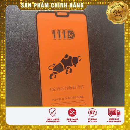 Kính Cường Lực 111D Vivo Y9 2019,V9 / Y85,  V7 Plus / Y7 / Y73 / Y79, V11i / Y97 Đen Full Keo Full màn hình