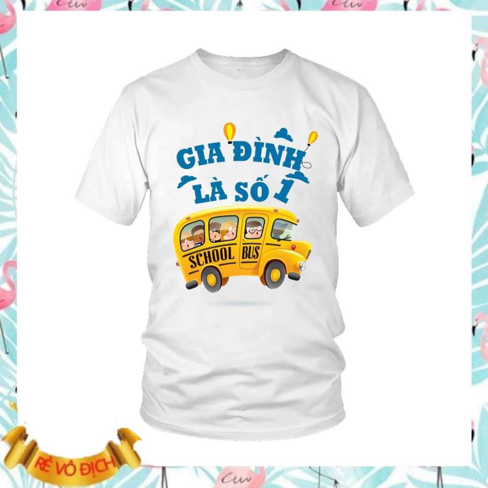 🔥XẢ HÀNG🔥 Áo thun thời trang Unisex dành cho hội nhóm in hình Gia Đình Là Số 1 PS1 Mẫu 33 (Đủ màu)