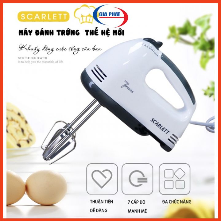 Máy đánh trứng mini cầm tay máy làm bánh để bàn