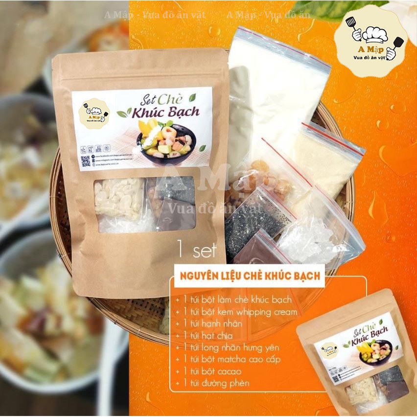 Set Chè Khúc Bạch Tự Nấu Tại Nhà ( 15 chén ) - A Mập