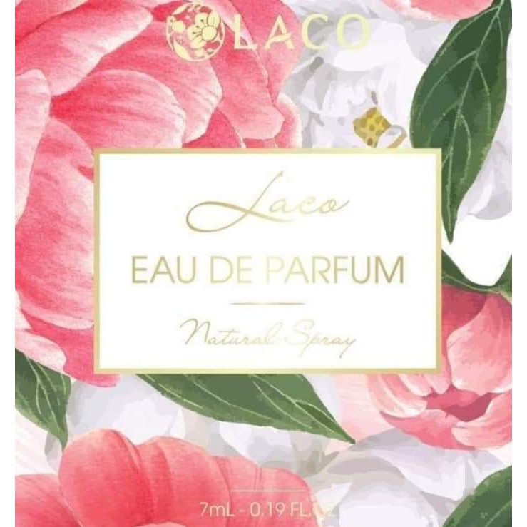 Nước hoa EAU DE PARFUM LACO Mini cao cấp 7ml [giao màu ngẫu nhiên]