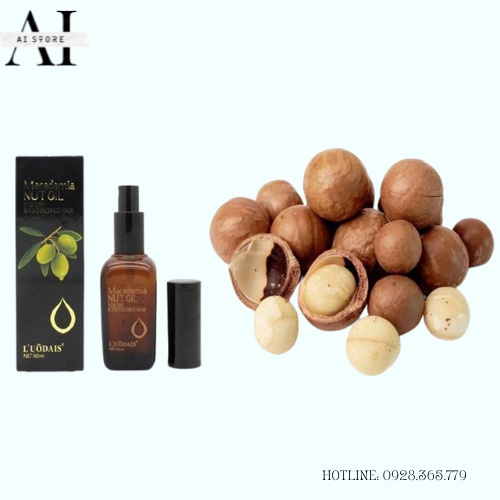 TINH DẦU DƯỠNG TÓC MACADAMIA NUT OIL 50ML. AI STORE