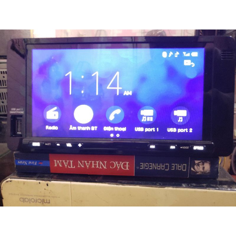 Màn cảm ứng 7inc Androi Carplay Sony Ax5110 Xpander Cross 2020 . giành lắp chung cho các hãng xe